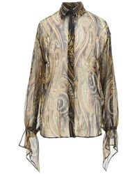 Etro - Paisley-Print Silk-Blend Shirt - Lyst
