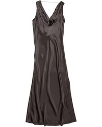 Acne Studios - Cowl-Neck Midi Dress - Lyst