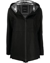 Herno Manteau léger à capuche - Noir