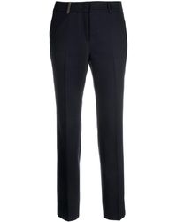 Peserico - Iconic Cigarette Cropped Trousers - Lyst