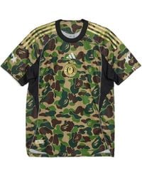 adidas - Camiseta con estampado militar - Lyst