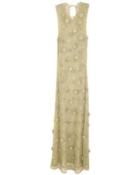 Cult Gaia - Vermeer Floral-Appliqué Maxi Dress - Lyst