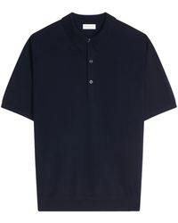 Dries Van Noten - Short-Sleeve Merino-Wool Polo Shirt - Lyst