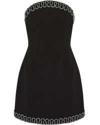 Rebecca Vallance - Nyx Bonded Crepe Strapless Mini Dress - Lyst