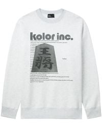 Kolor - Felpa Con Stampa Grafica - Lyst