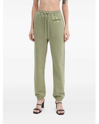 Moschino - Pantalon Droit Imprimé À Taille À Lien De Resserrage - Lyst