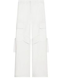 Courreges - Flap-Pocket Cotton Trousers - Lyst