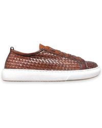 Calce - Interwoven Leather Sneakers - Lyst