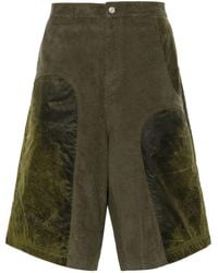 ANDERSSON BELL - Corduroy Panelled High-waisted Shorts - Lyst