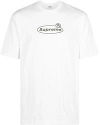 Supreme - Warning T-Shirt - Lyst