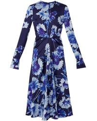 Erdem - Midi-Jurk Met Gedrapeerde Hals - Lyst