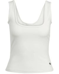 adidas - Square-Neck Sleeveless Top - Lyst