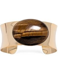 Jennifer Behr - Johanna Tiger's Eye Cuff Bracelet - Lyst