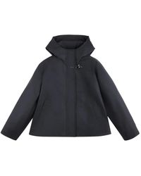 Fay - Poplin Hooded Parka Coat - Lyst