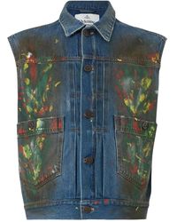 Vivienne Westwood - Marlene ペイント デニムベスト - Lyst