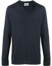 Zadig & Voltaire - V-Neck Long-Sleeve T-Shirt - Lyst