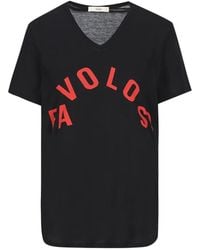 Fendi - X Mirella Bentivoglio T-Shirt Archive Favoloso À Slogan Imprimé - Lyst
