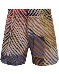Osklen - Leaf-Print Swim Shorts - Lyst