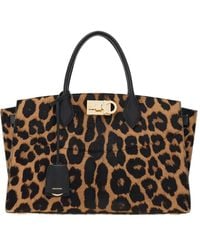 Ferragamo - Grand Sac À Main Studio Soft - Lyst