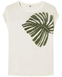Twinset - Print Embroidered T-Shirt - Lyst