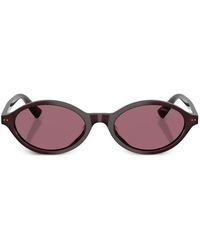 Jimmy Choo - Oval-Frame Sunglasses - Lyst