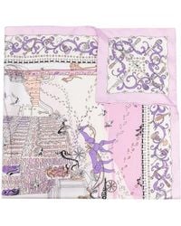 Ferragamo - Foulard Palazzo Con Stampa - Lyst
