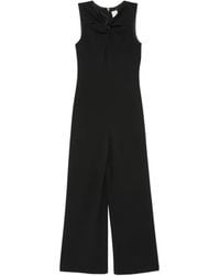Calvin Klein - Twist-Detail Sleeveless Jumpsuit - Lyst