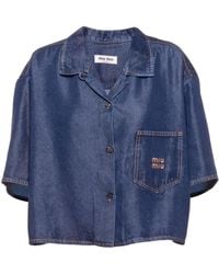 Miu Miu - Denim Shirt - Lyst