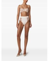 Wolford - Lace-Trim High-Waist Briefs - Lyst