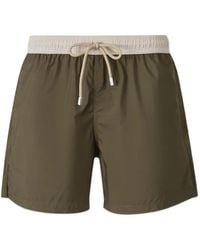 Fedeli - Tahiti Airstop Drawstring-Waistband Swim Shorts - Lyst