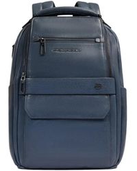 Piquadro - Grained Texture 13" Backpack - Lyst