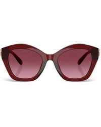 COACH - Logo-Plaque Cat-Eye Sunglasses - Lyst