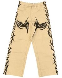 HELLSTAR - Graphic-Print Trousers - Lyst