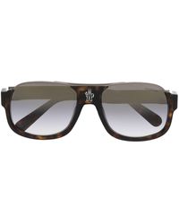 Moncler - Square Tinted Sunglasses - Lyst