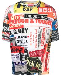 DIESEL - T-boxt Graphic-print Jersey T-shirt - Lyst