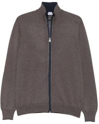 Gran Sasso - Zip-Up High-Neck Cardigan - Lyst