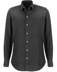 Alessandro Gherardi - Faded Denim Shirt - Lyst