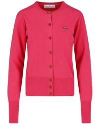 Vivienne Westwood - Crew Neck Sweater With Button-Down Front - Lyst