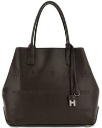 Hogan - Script Address Medium Tote Bags - Lyst