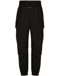 Dolce & Gabbana - Logo-Tag Cargo Trousers - Lyst