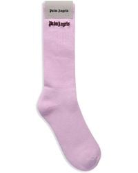 Palm Angels - Calzini Con Ricamo - Lyst