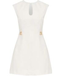 Acler Bilston Mini Dress in Blue | Lyst