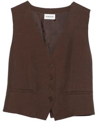 P.A.R.O.S.H. - Chaleco Con Botones Y Cuello En V - Lyst