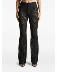 Manière De Voir - Lace Fit And Flare Trousers - Lyst