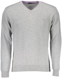 Harmont & Blaine - V-Neck Cotton Sweater - Lyst