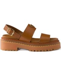 Prada - 55Mm Buckle-Strap Platform Sandals - Lyst