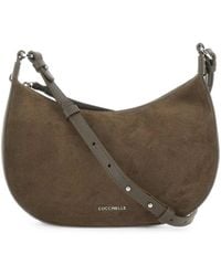 Coccinelle - Fujiko Suede-Finish Shoulder Bag - Lyst