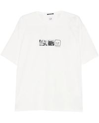 C.P. Company - Graphic-Print Short-Sleeve T-Shirt - Lyst