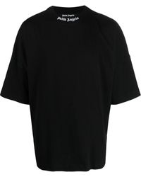 Palm Angels T-shirt with logo - Schwarz