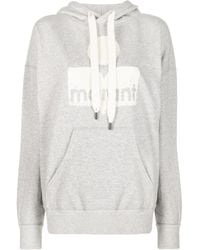 Isabel Marant - Mansel Logo-Print Hoodie - Lyst